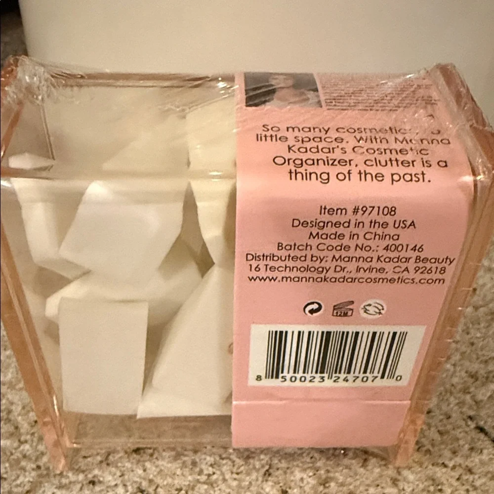 Savvy Latex-Free Cosmetic Sponge Collection - Purple, White,‎ Cream